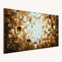 Amazon Gold Fabric Wall Art