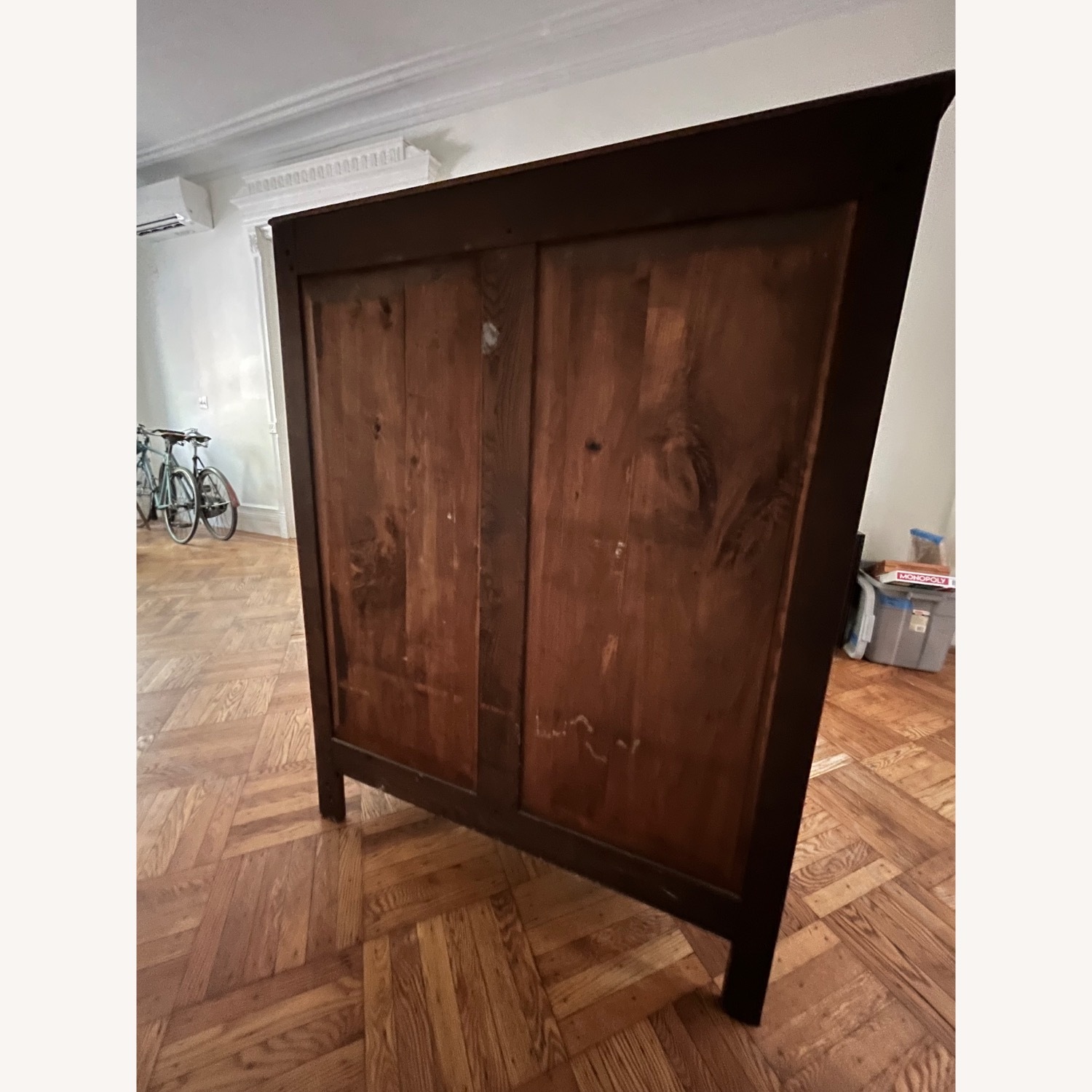 Vintage/Antique Finds Natural Wood Wall Unit - image-4