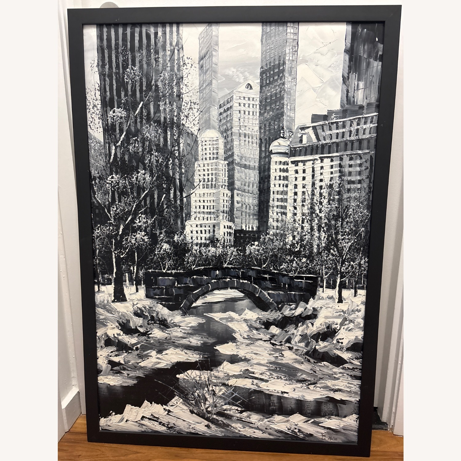 Black Wood Wall Art - image-2