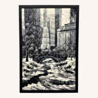 Black Wood Wall Art