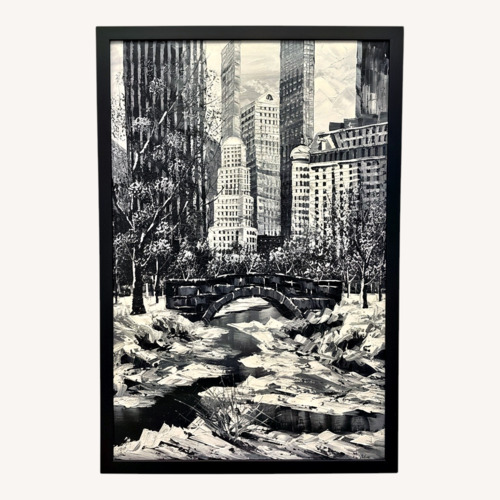 Used Black Wood Wall Art for sale on AptDeco