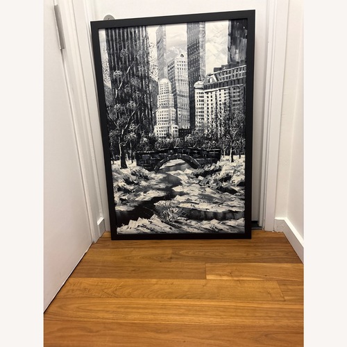 Used Black Wood Wall Art for sale on AptDeco