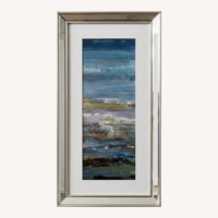Acrylic Home Design Na Blue Glass Wall Art