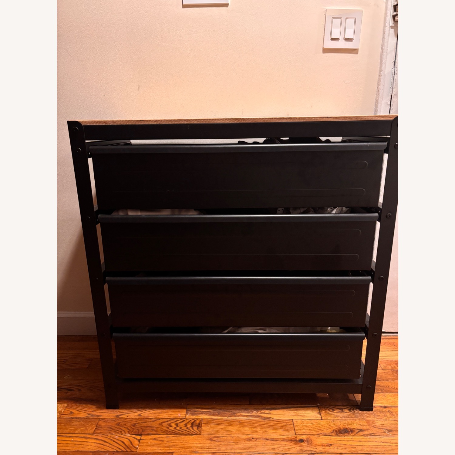 IKEA Bror Black Metal Dresser - image-2