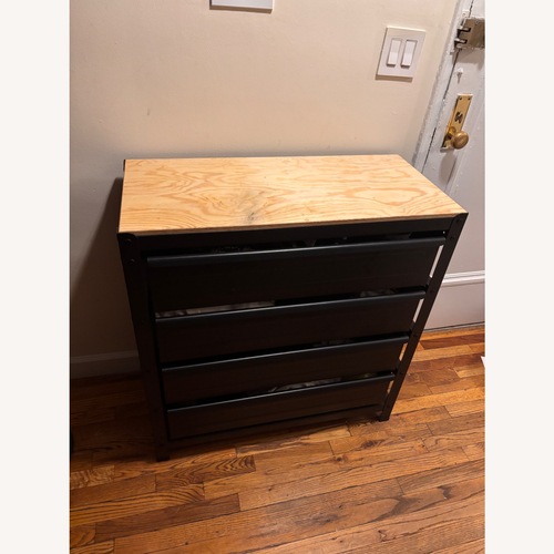 Used IKEA Bror Black Metal Dresser for sale on AptDeco