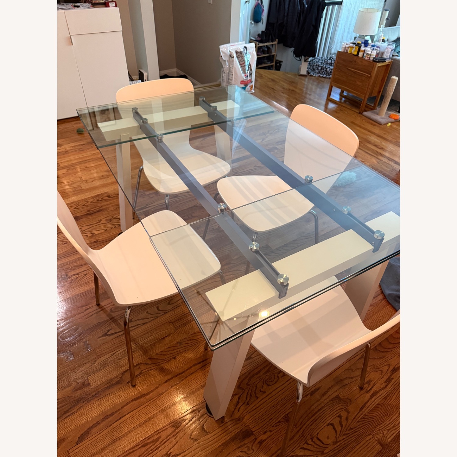 Calligaris White Glass Dining Table - image-3