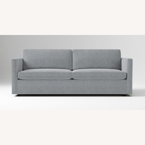 Used West Elm Harris Light Gray Fabric 2 Seater Sofa for sale on AptDeco