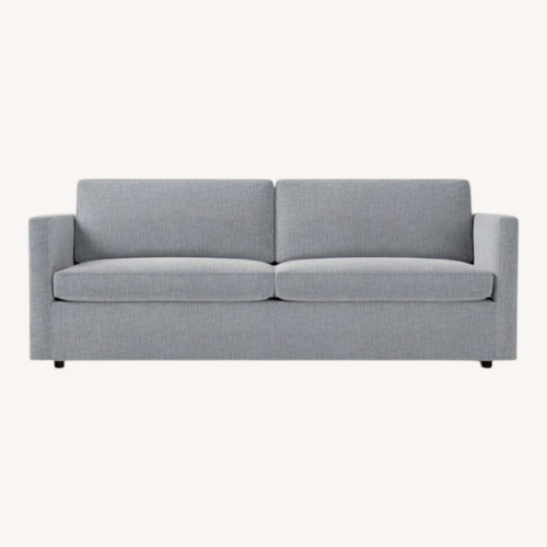 Used West Elm Harris Light Gray Fabric 2 Seater Sofa for sale on AptDeco