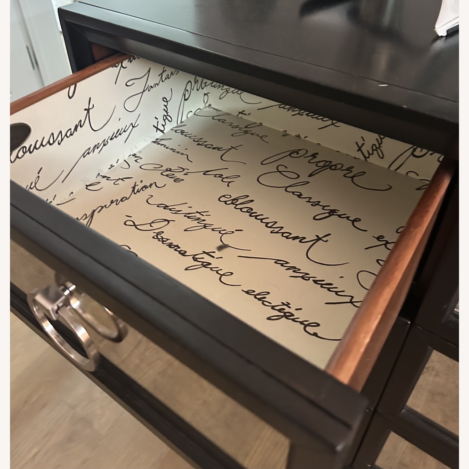 Hooker Furniture Corporation Black Nightstand - image-4