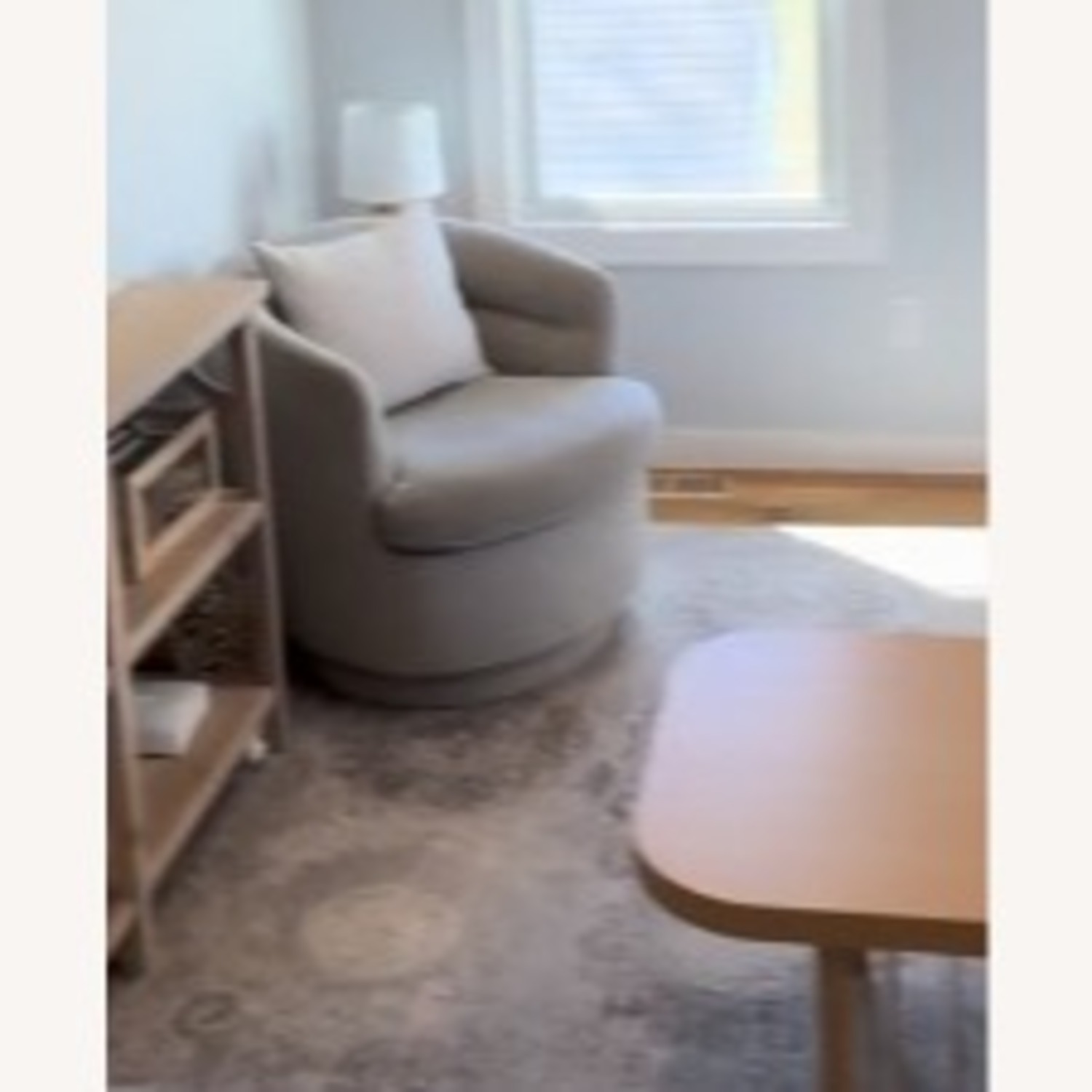 West Elm Viv Natural Fabric Accent Chair - image-4