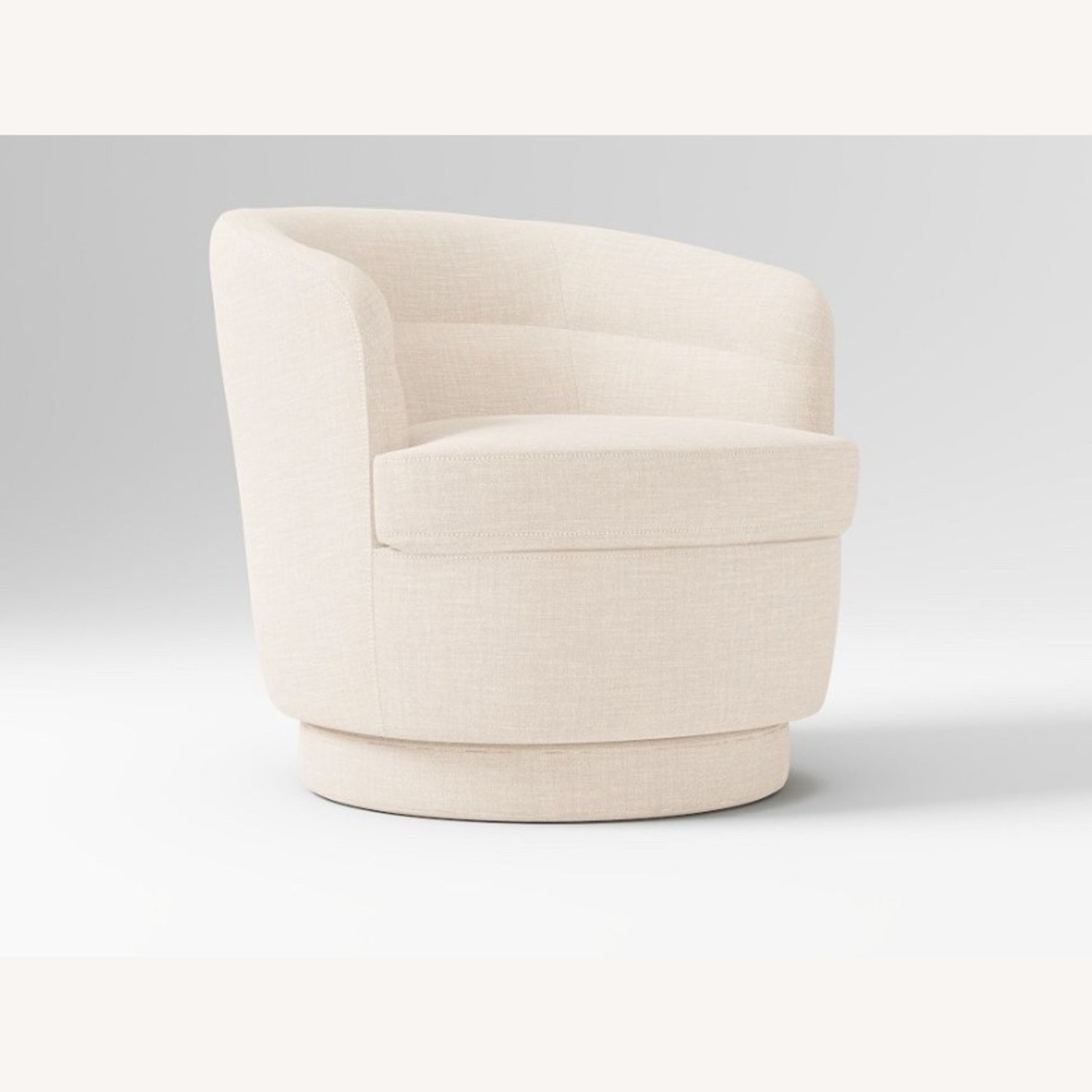 West Elm Viv Natural Fabric Accent Chair - image-1
