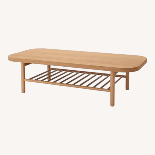 Used IKEA Listerby Natural Wood Coffee Table for sale on AptDeco