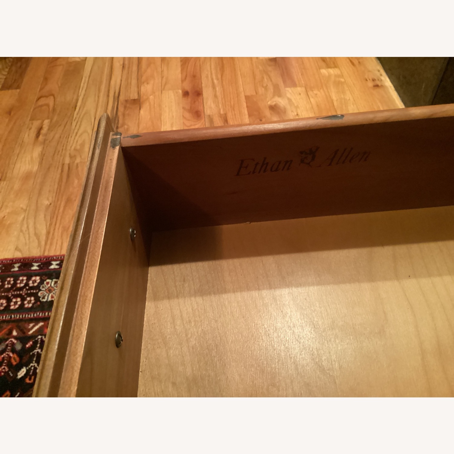 Ethan Allen Dark Brown Wood Sideboard - image-4
