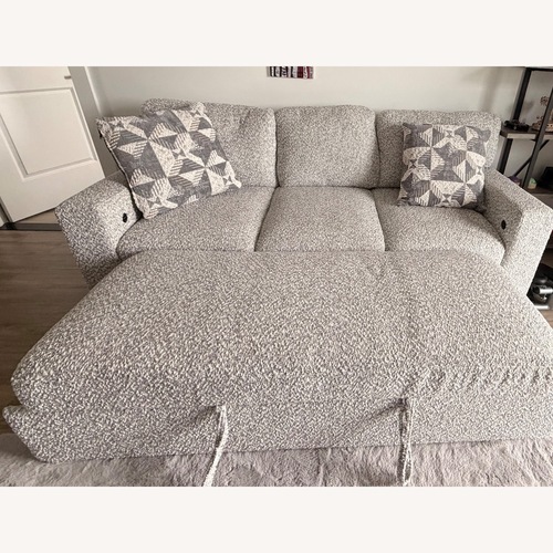 Used Bob's Discount Furniture Sidekick Light Gray Sleeper Sofa for sale on AptDeco