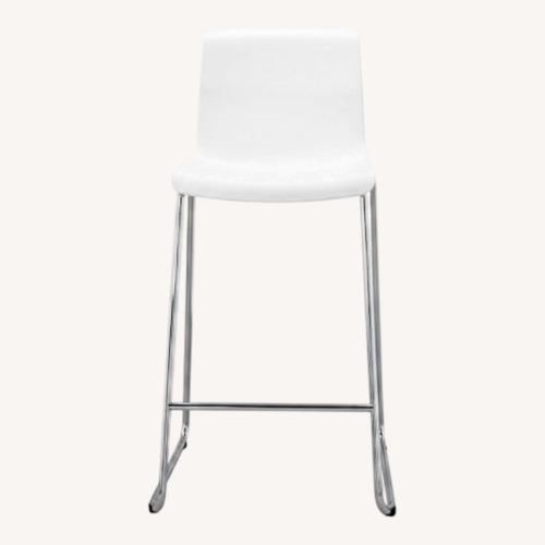 Used IKEA Resin White Stools for sale on AptDeco