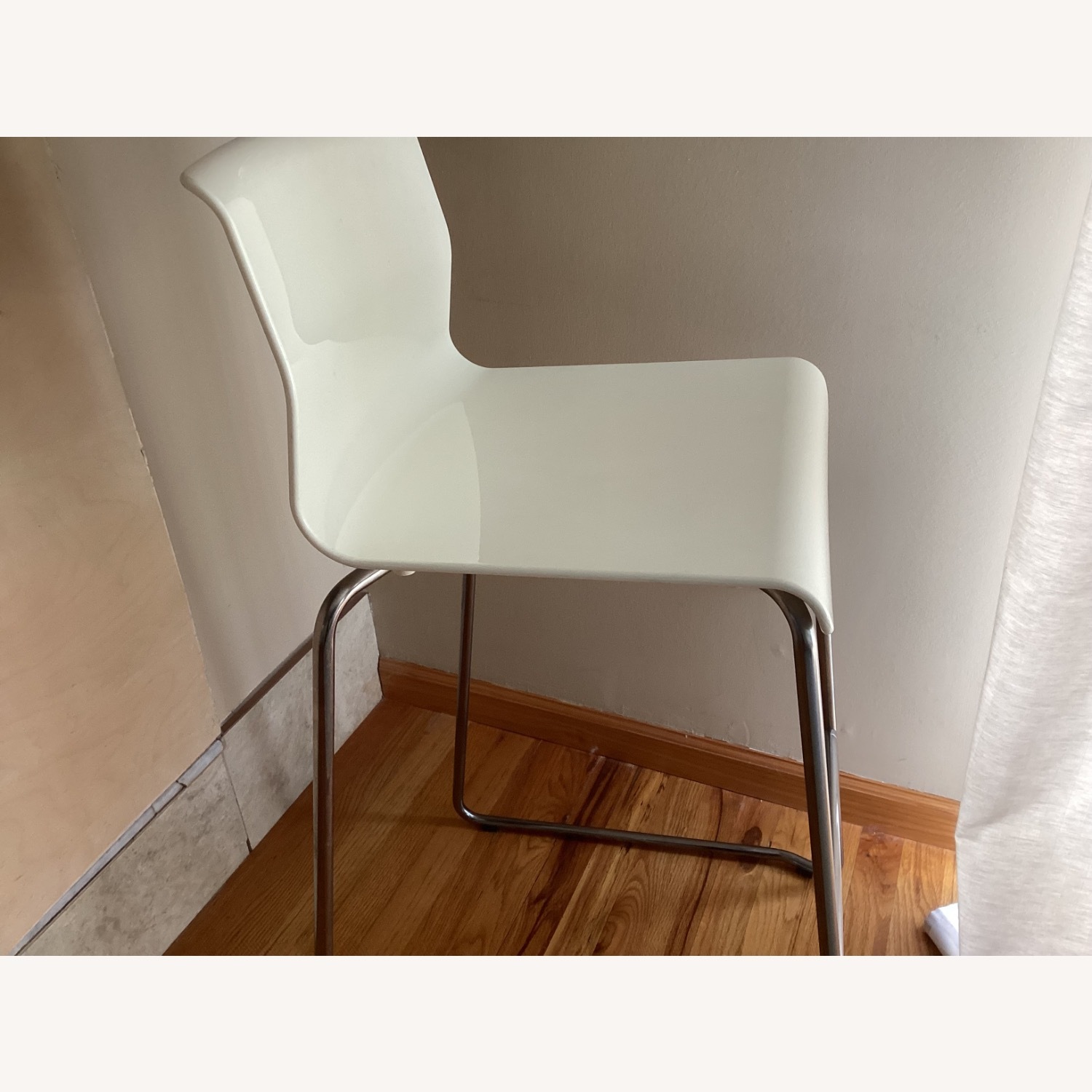IKEA Resin White Stools - image-3