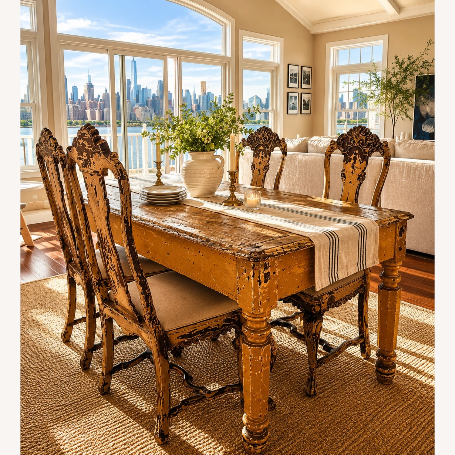 Vintage/Antique Finds Natural Wood Dining Sets - image-4