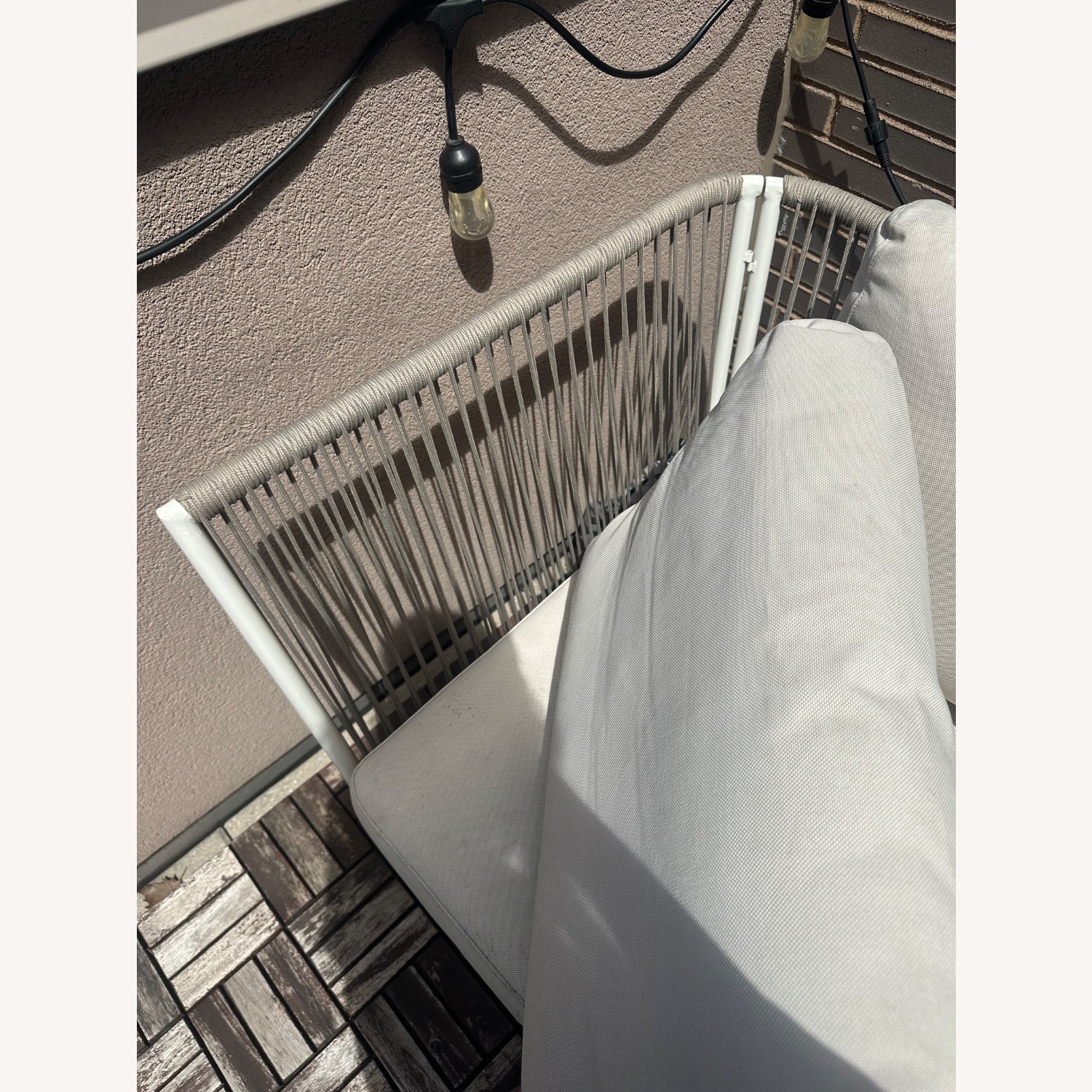IKEA Sergeron Light Gray Metal Patio Furniture - image-2