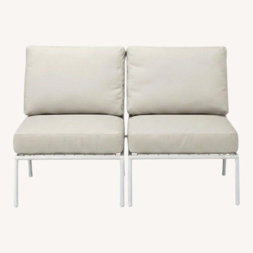 Used IKEA Sergeron Light Gray Metal Patio Furniture for sale on AptDeco