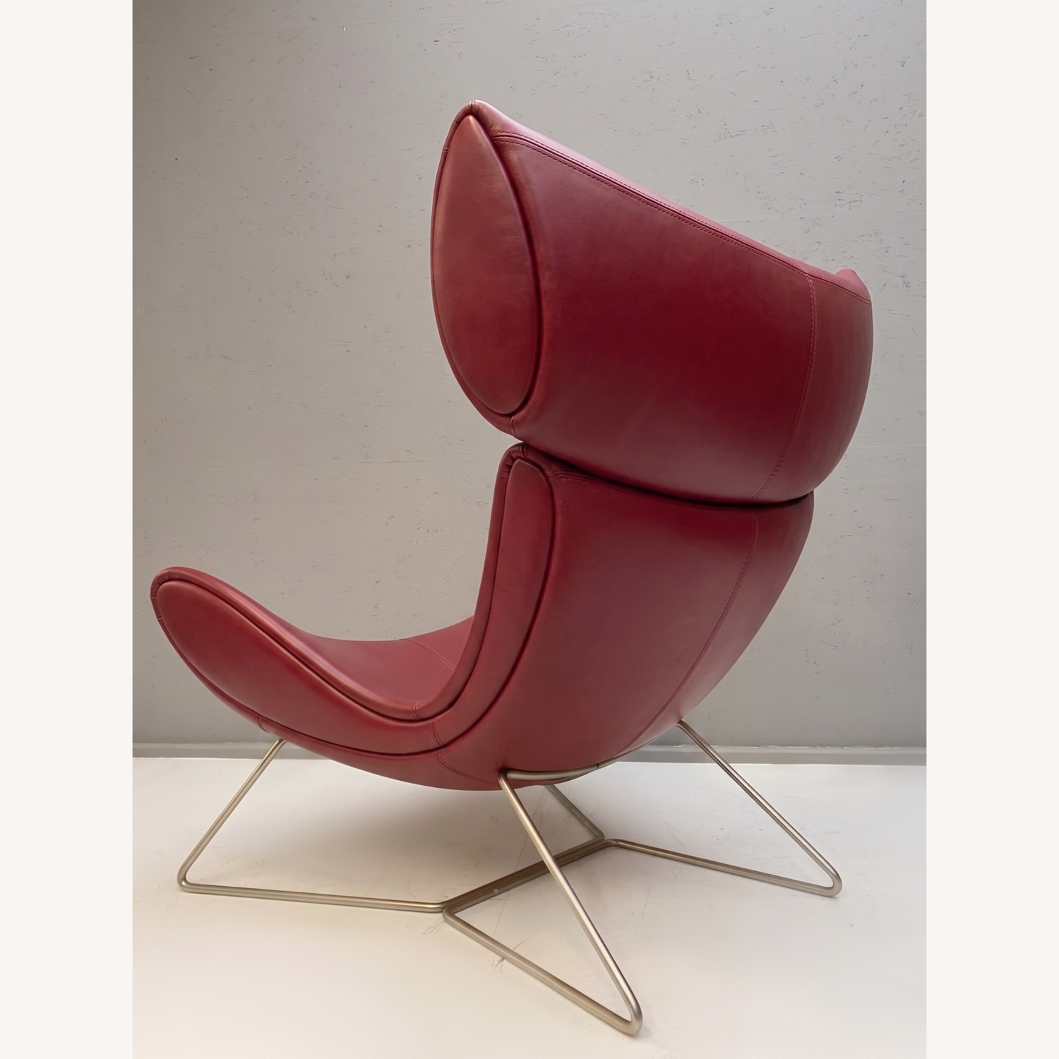BoConcept Imola Red Leather Armchair - image-3