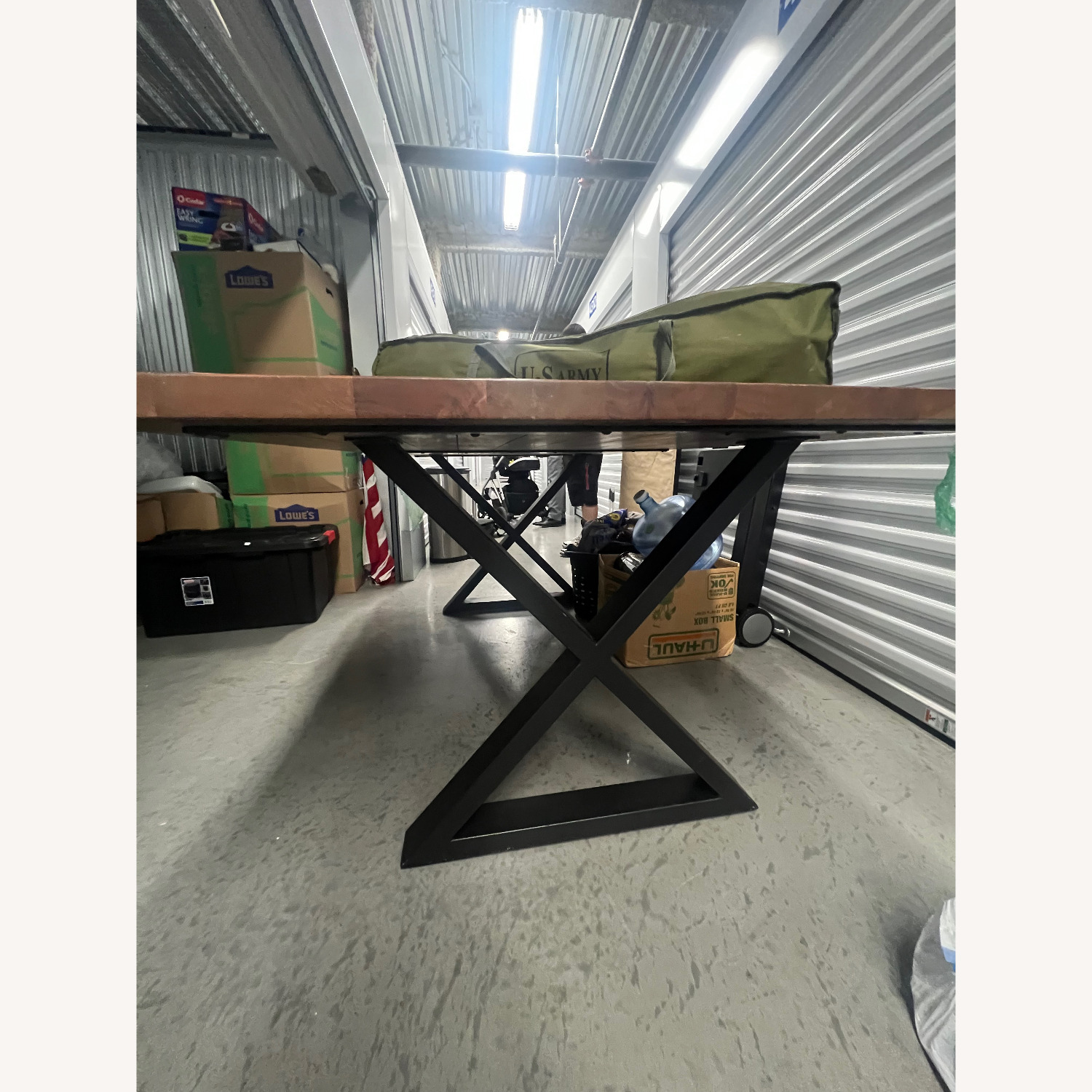 German Live Edge Black Walnut Dining Table - image-3