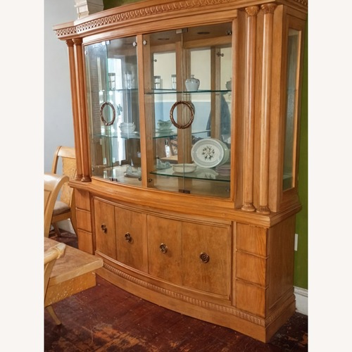 Used Drexel Heritage Insignia lighted China Closet for sale on AptDeco