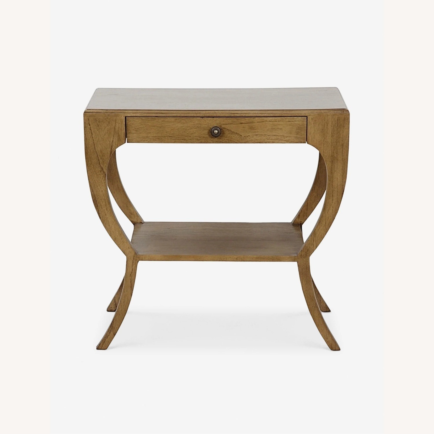 Lulu & Georgia Adara Light Brown Wood Side Tables - image-1