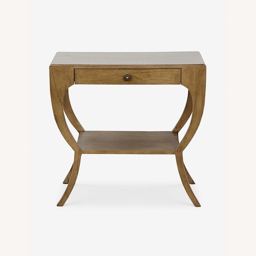 Used Lulu & Georgia Adara Light Brown Wood Side Tables for sale on AptDeco