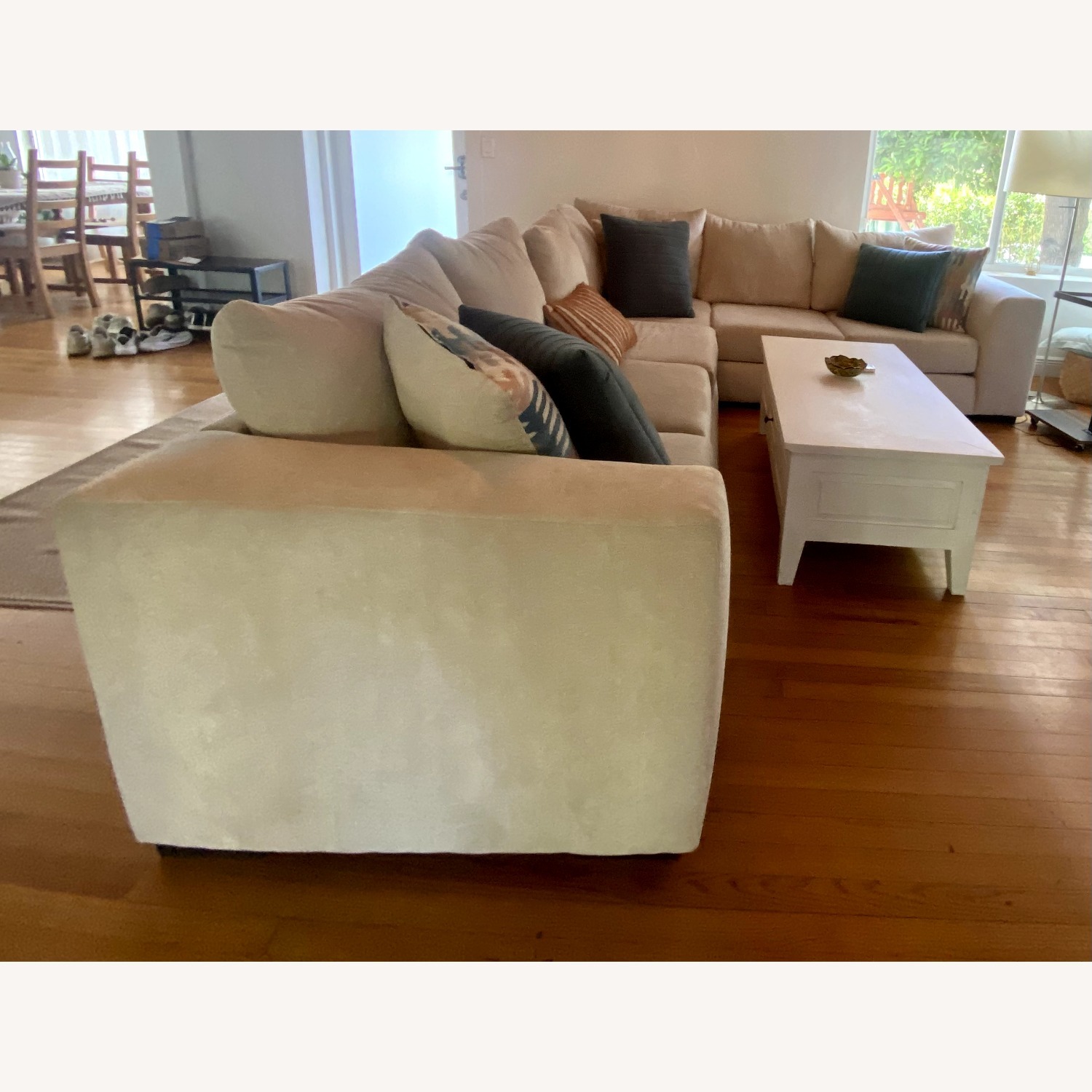 Modern White 2-Piece Brookeville Sectional - image-1
