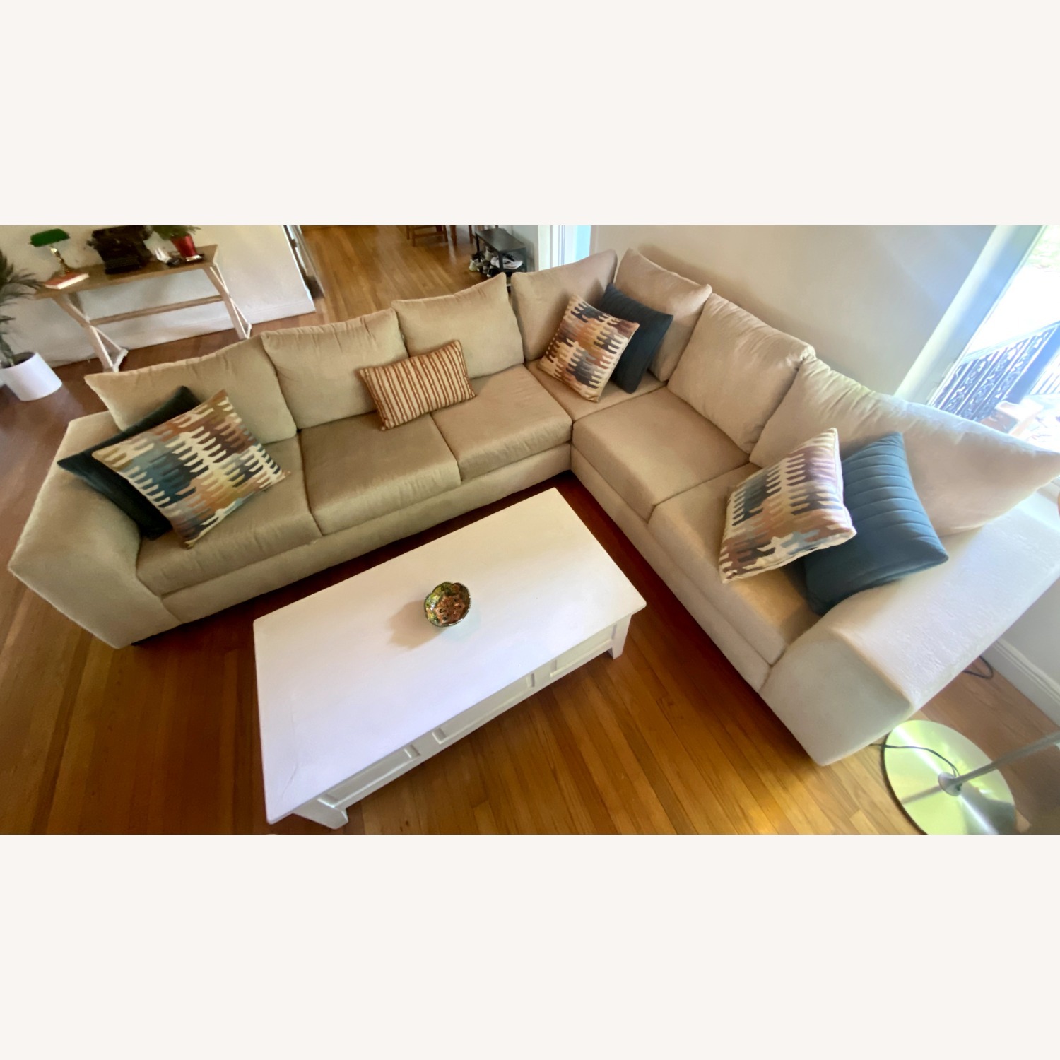 Modern White 2-Piece Brookeville Sectional - image-5