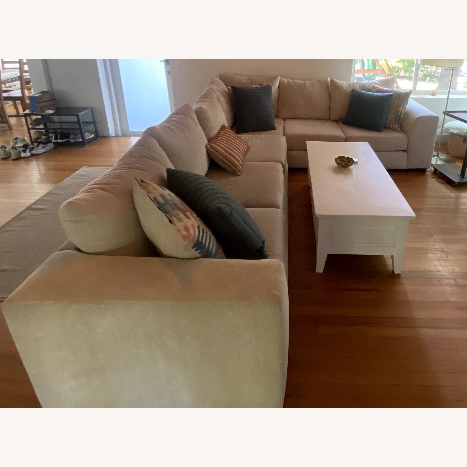 Modern White 2-Piece Brookeville Sectional - image-2