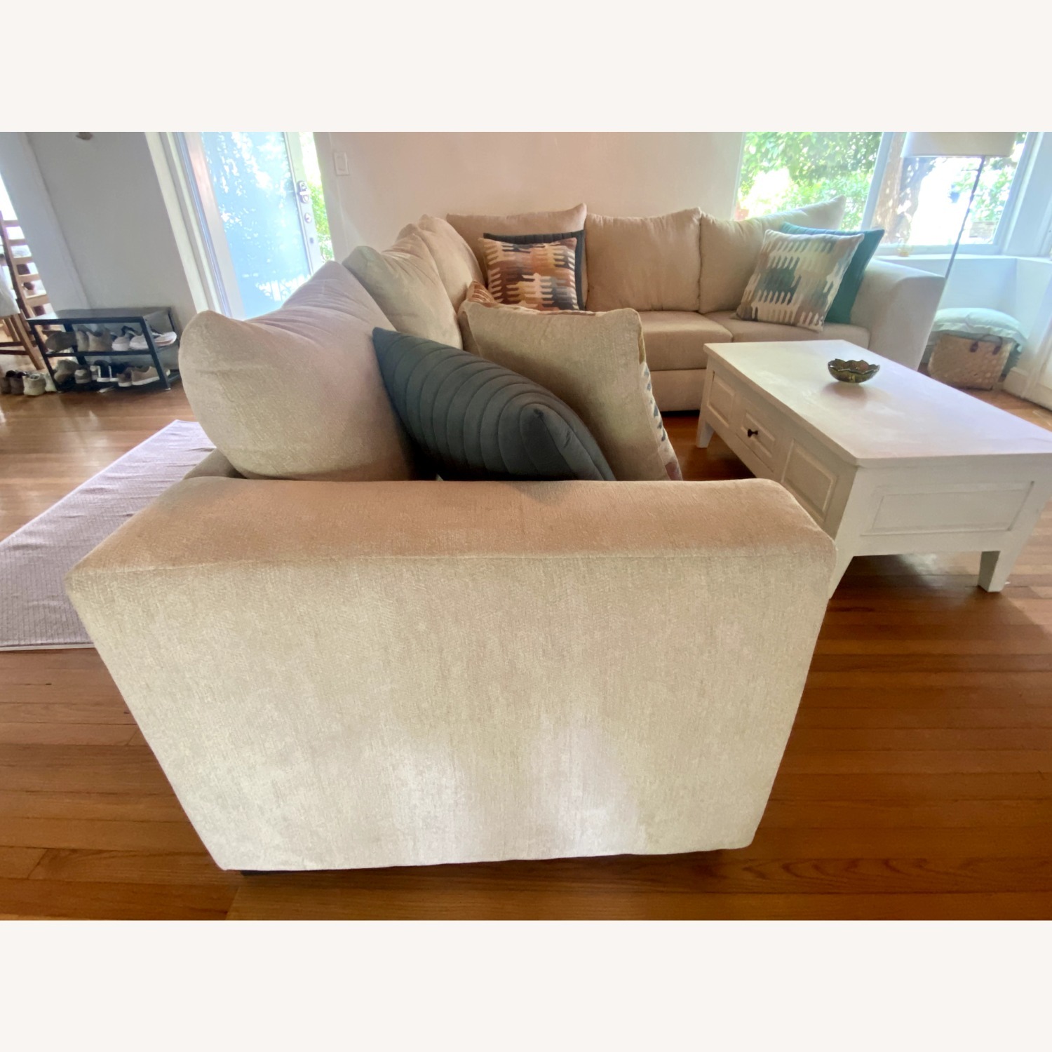 Modern White 2-Piece Brookeville Sectional - image-7