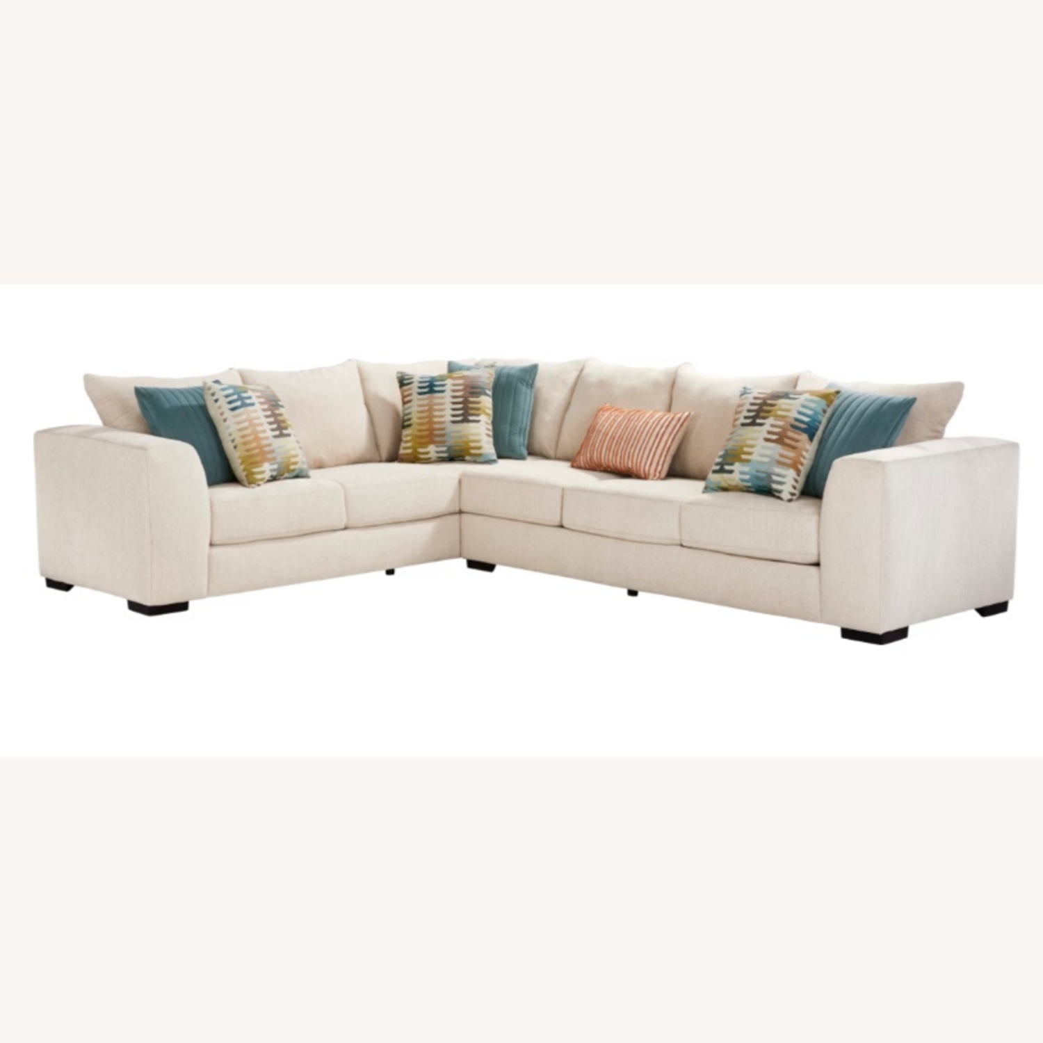 Modern White 2-Piece Brookeville Sectional - image-5