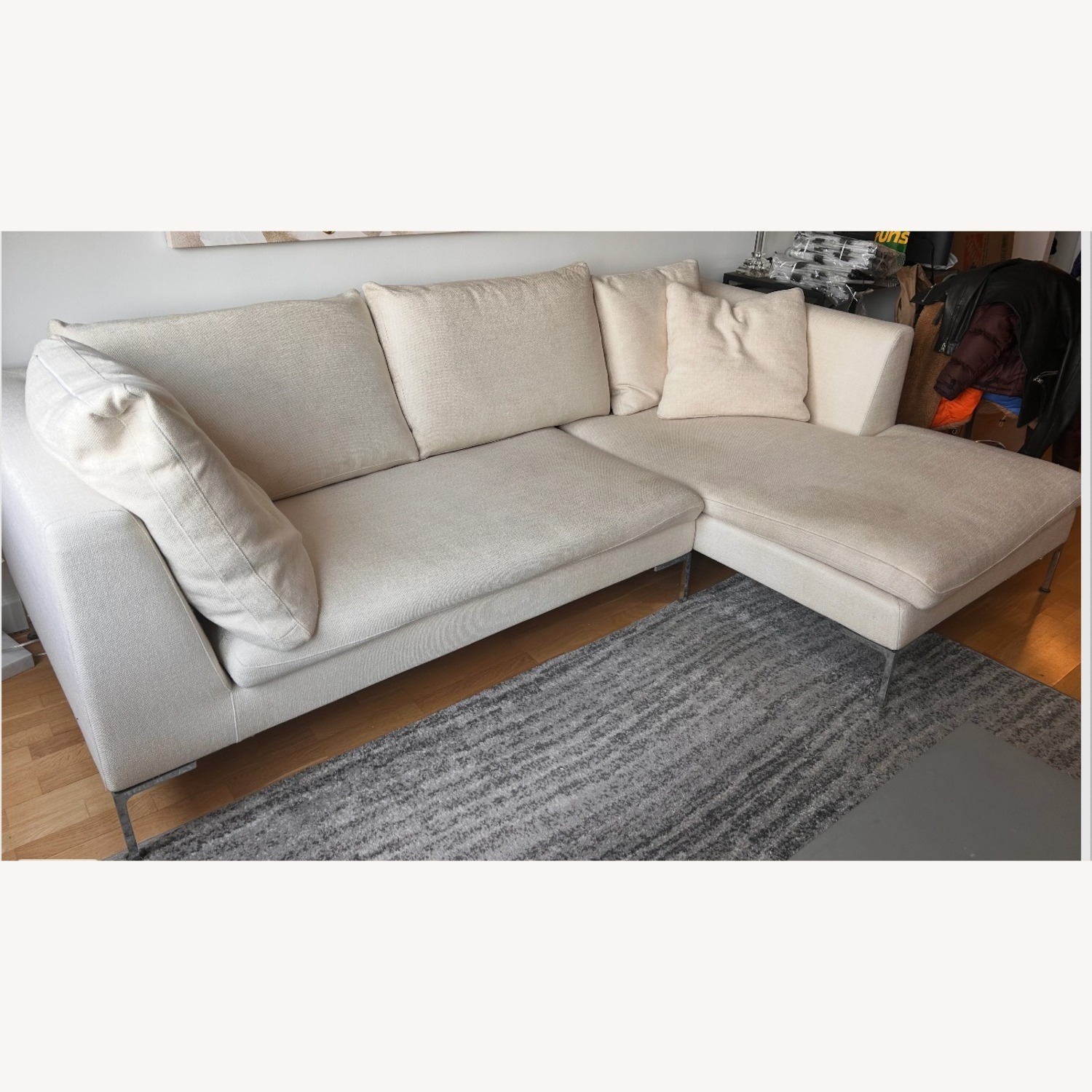 Camerich Natural Fabric 2 Piece Sectional - image-2