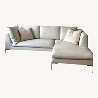 Camerich Natural Fabric 2 Piece Sectional
