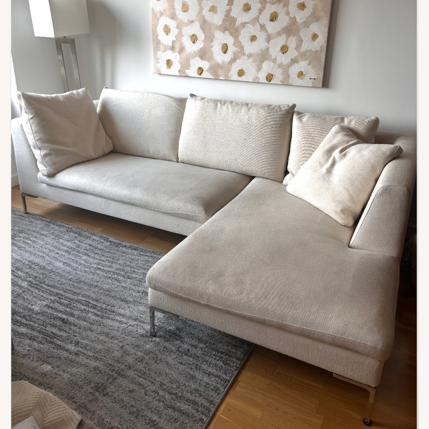 Camerich Natural Fabric 2 Piece Sectional - image-1