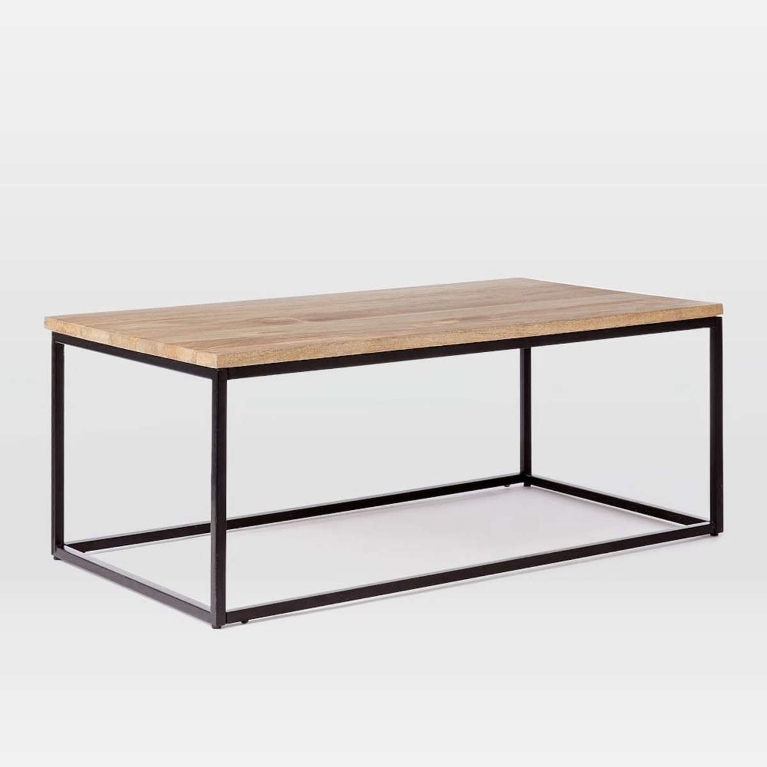 West Elm Box Frame Rectangle Coffee Table - image-5
