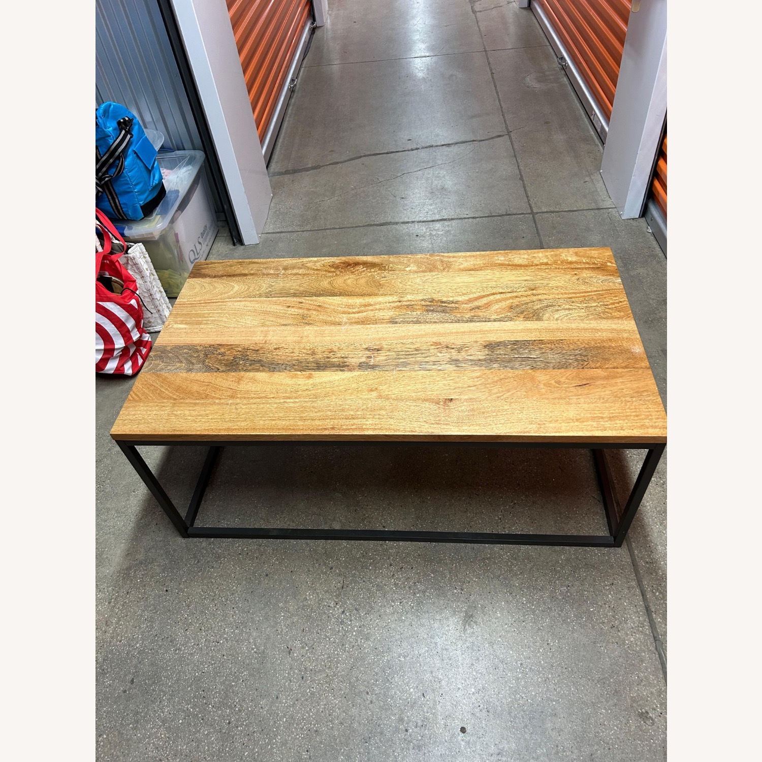 West Elm Box Frame Rectangle Coffee Table - image-1