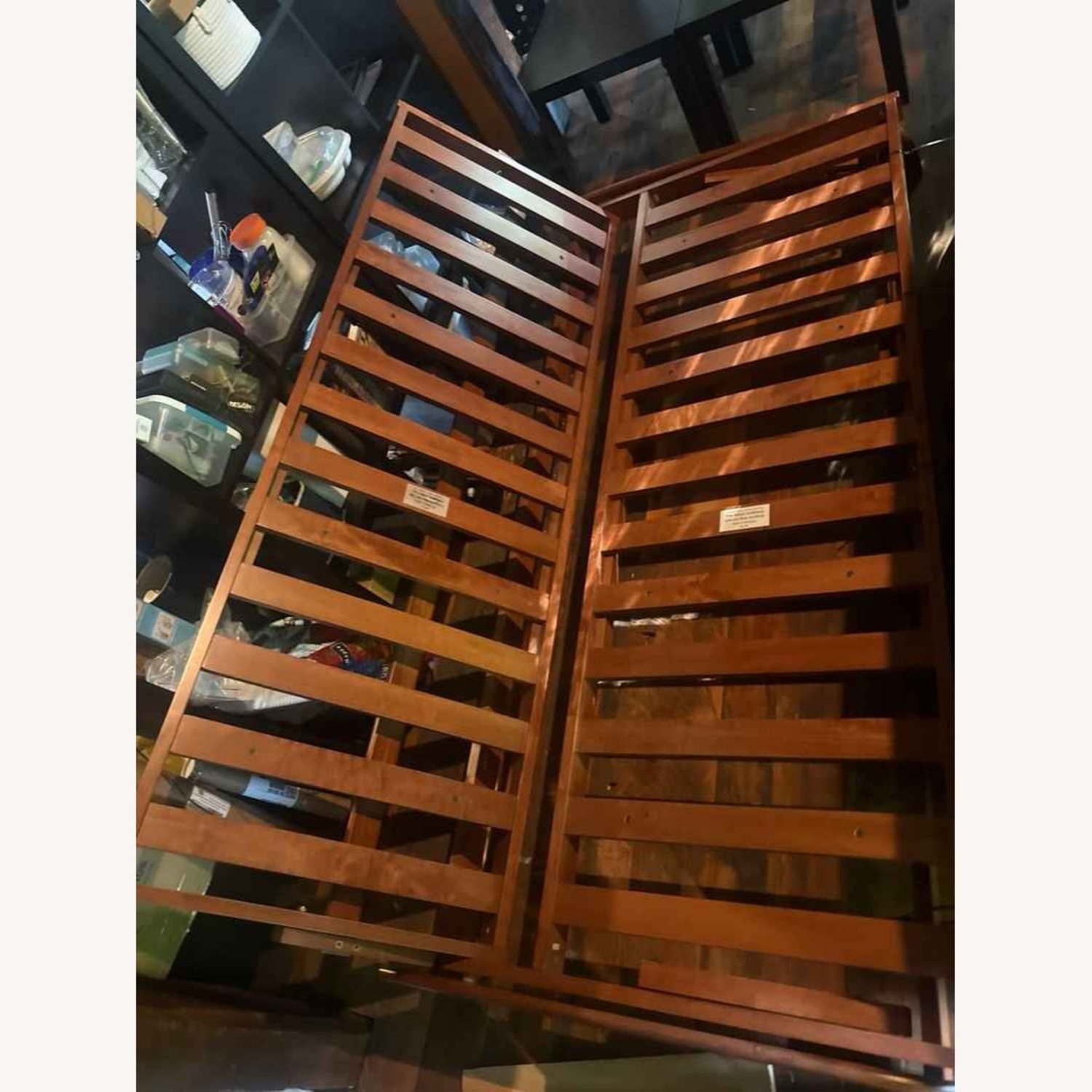 Strata Furniture Black Wood Futon - image-6