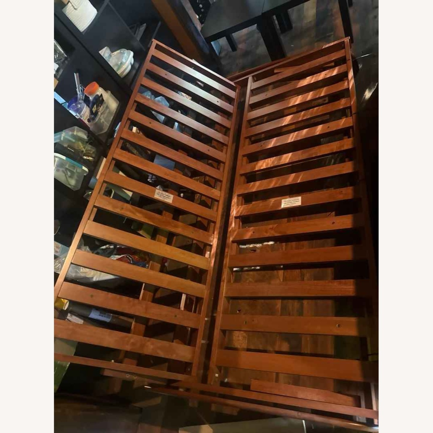 Strata Furniture Black Wood Futon - image-7