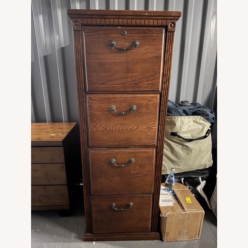 Used Bowery Wooden File Cabinet for sale on AptDeco