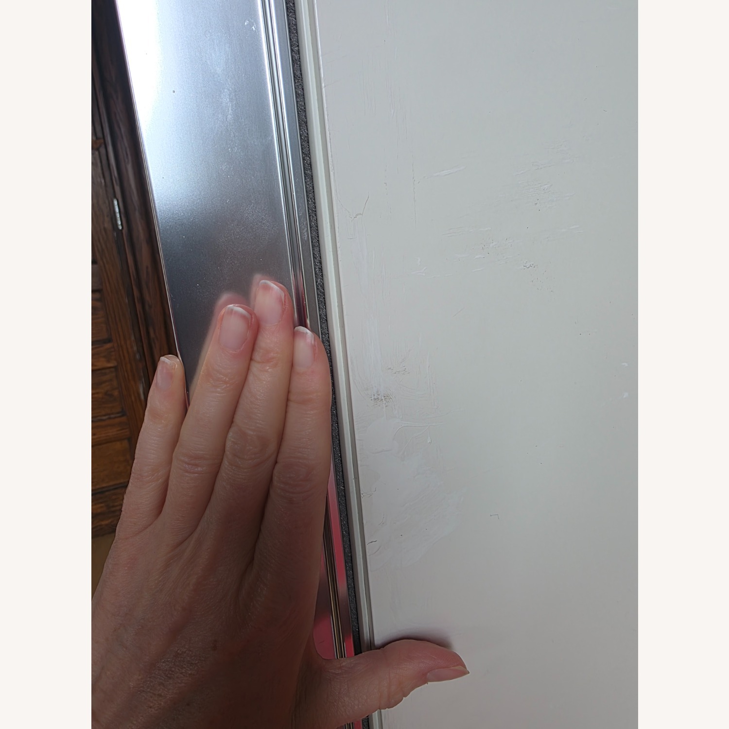 White Lacquer Armoire - image-6