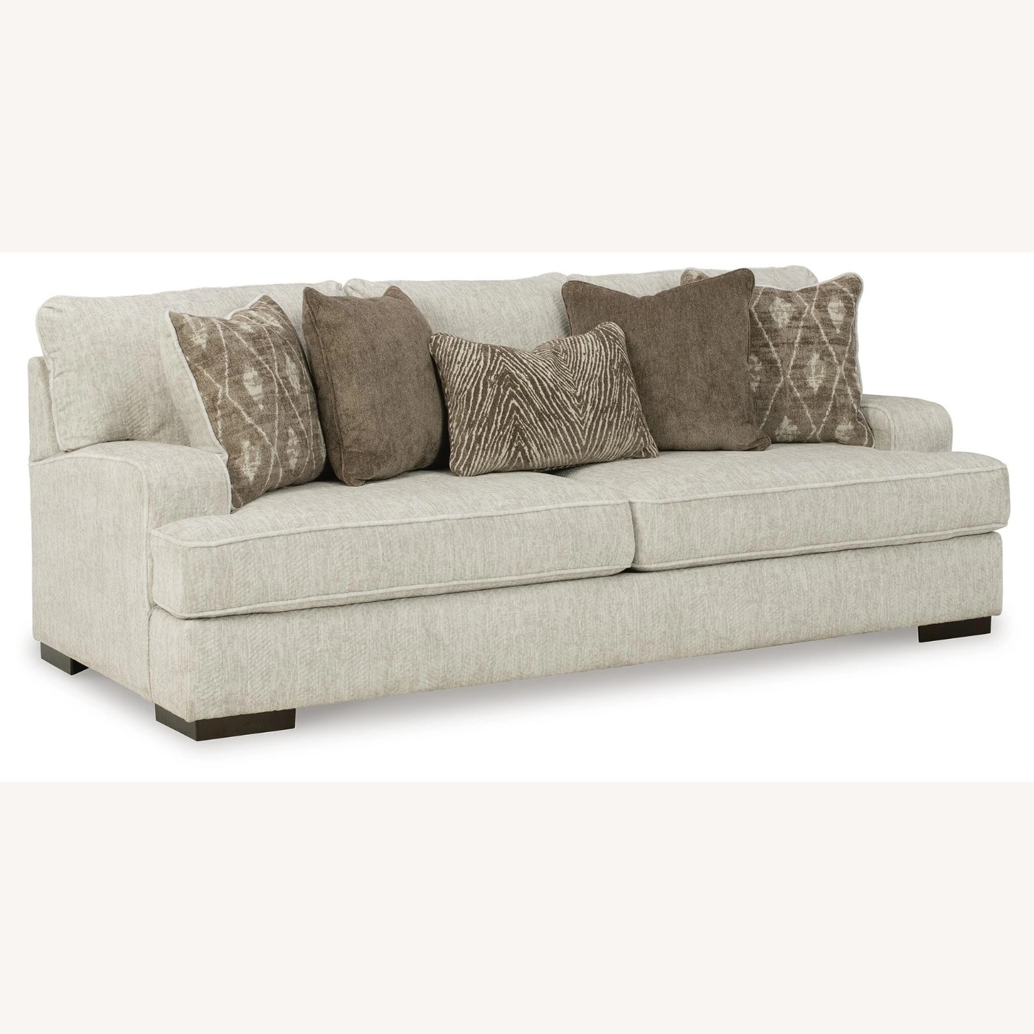 Ashley Furniture Alesandra Natural Fabric 3+ Seater Sofa - image-4