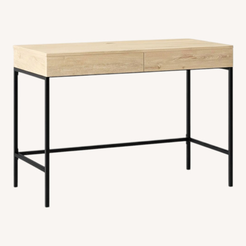 Used Threshold Loring Wood Desk for sale on AptDeco