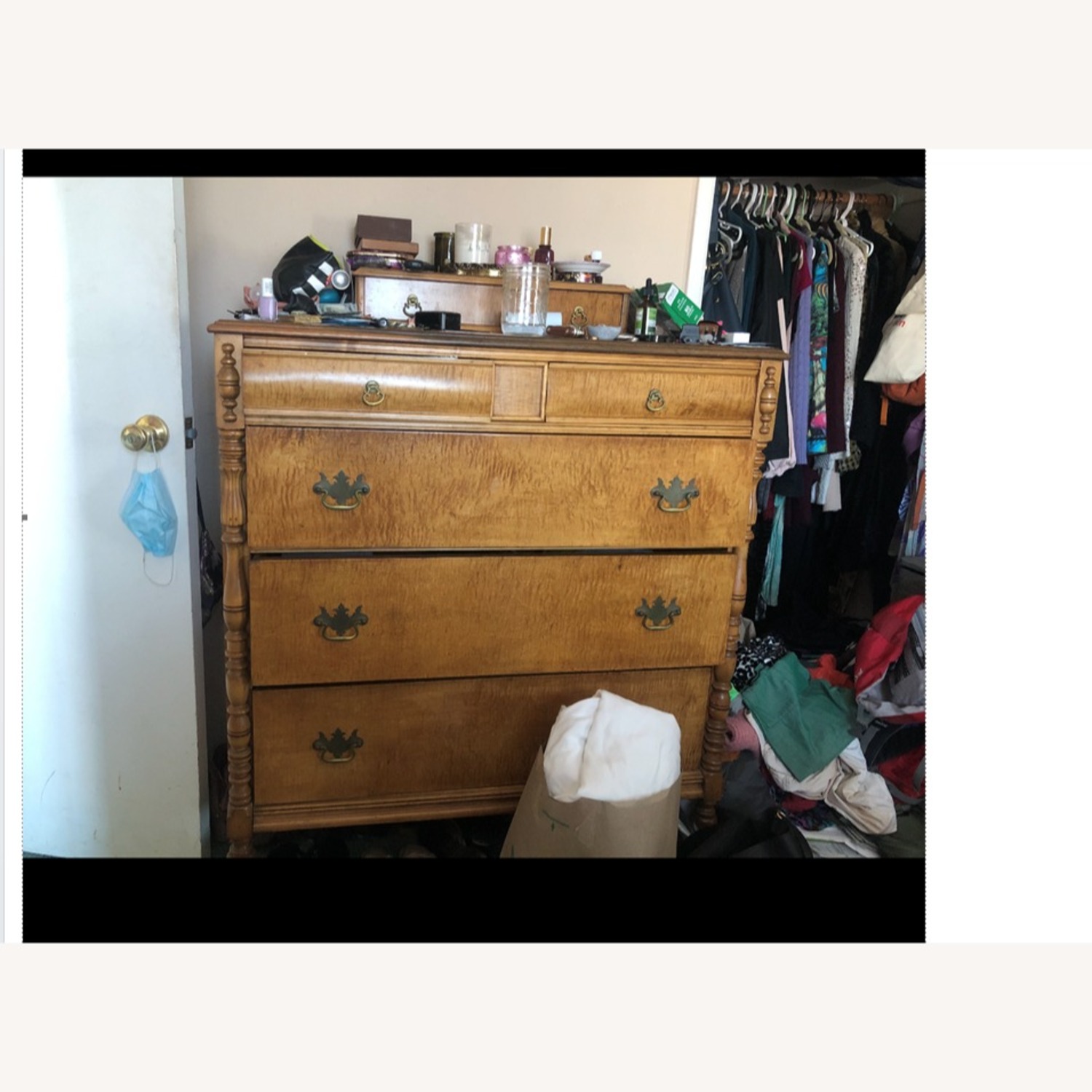 CISCO Brothers Vintage Dark Brown Wood Dresser - image-1
