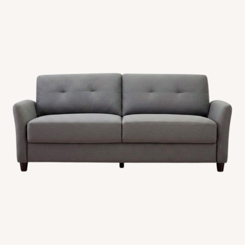 Used Zinus Ricardo Dark Gray Fabric 3+ Seater Sofa for sale on AptDeco