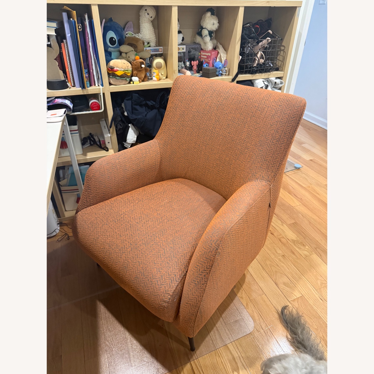 Dogtas Paramus Orange Fabric Armchair - image-3