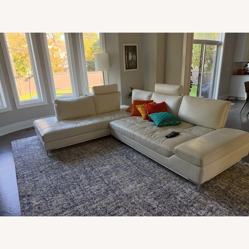 Used Modani Luxury Italian Leather Sectional sofa for sale on AptDeco