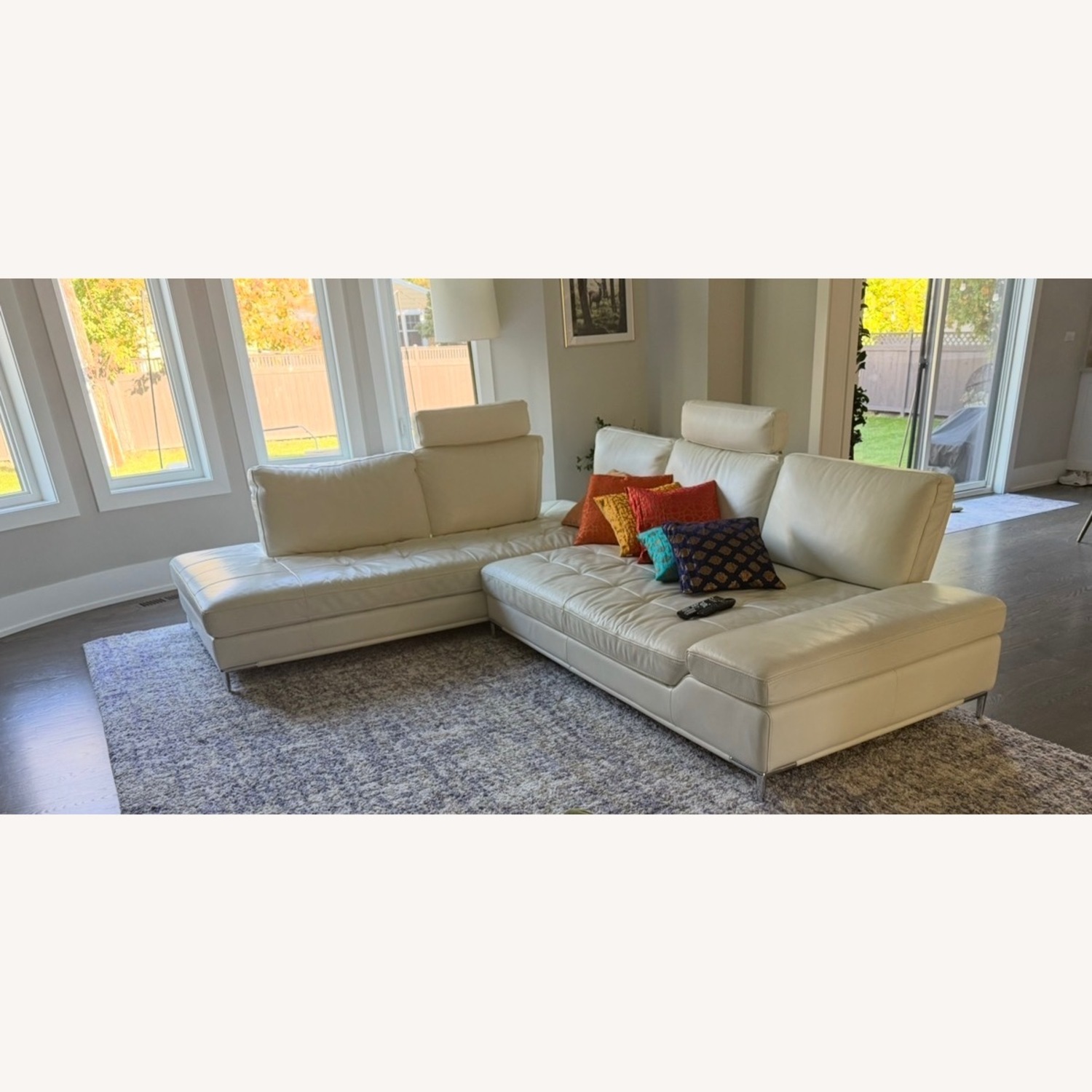 Modani Luxury Italian Leather Sectional sofa - image-2