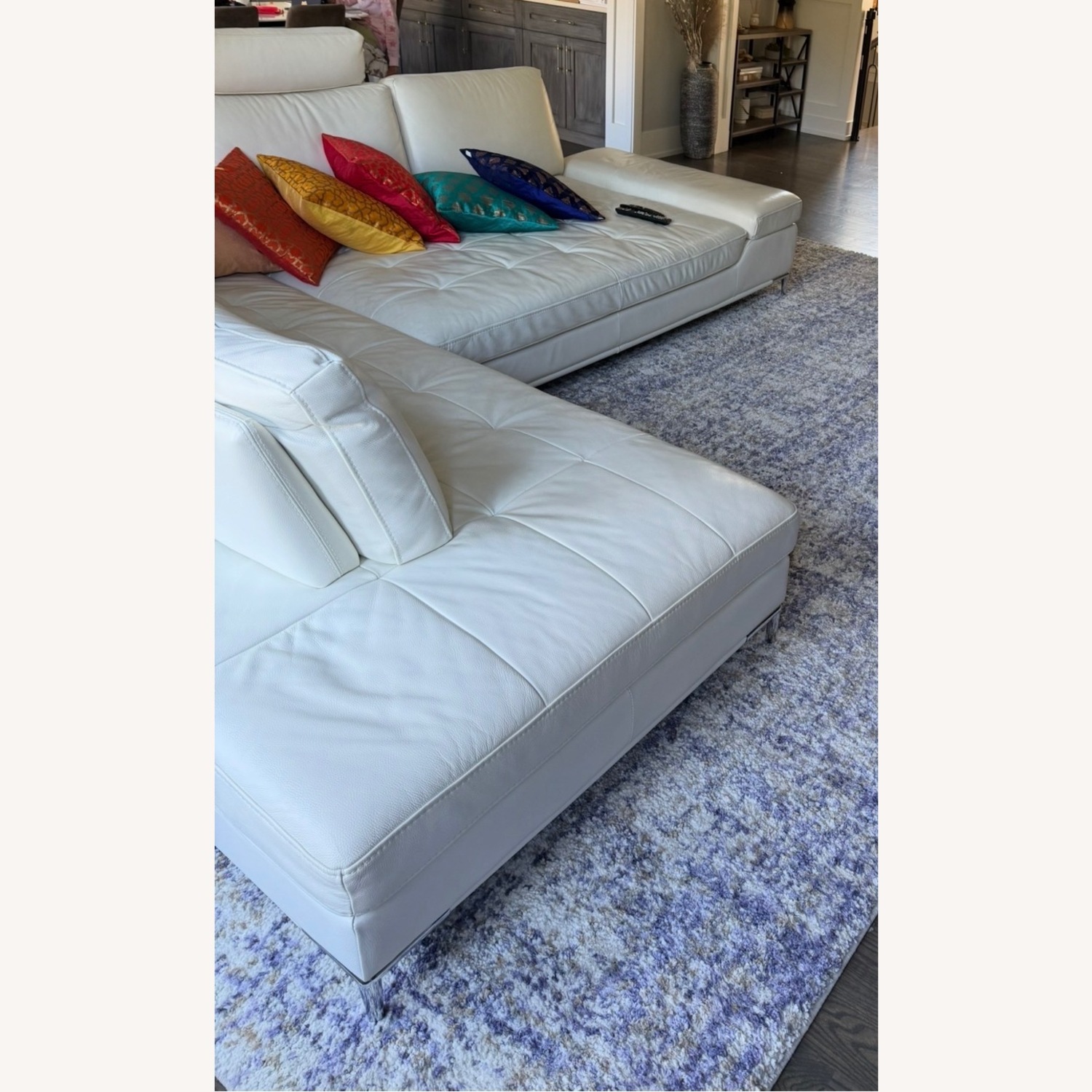 Modani Luxury Italian Leather Sectional sofa - image-3